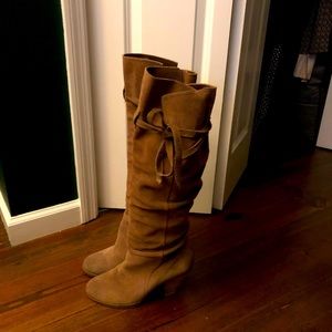 Rport knee high suede boots
